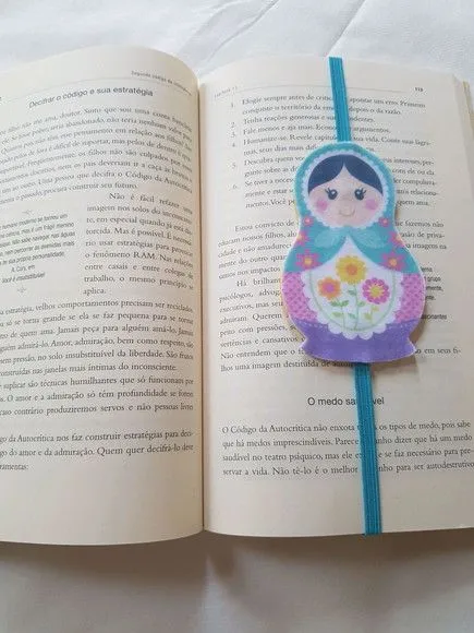 Marcador de página Matrioska - kit com 20 unidades - foto 3