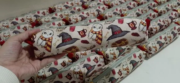 Estojo escolar H Potter - feito à mão por Innovare Studio