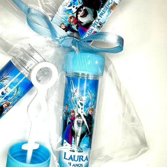 Bolinha de Sabão Frozen Personalizada - foto 2
