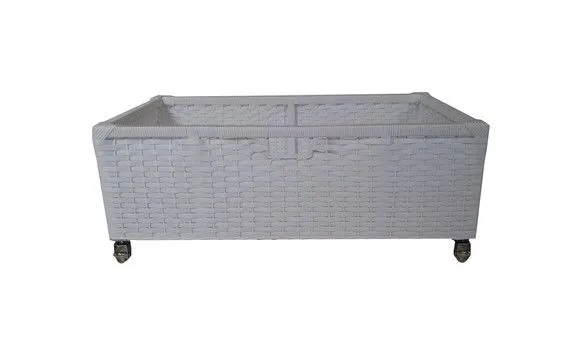 Gaveta Sintética Branca 68x30x30 C/ Rodizios - foto 3