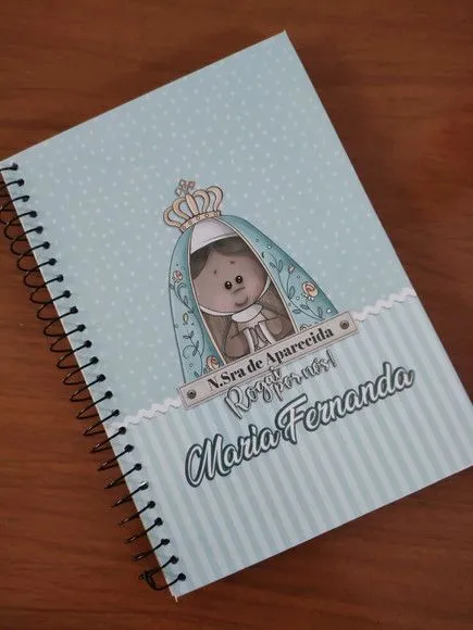 Caderno Capa Dura 1/4 (pequeno) Espiral 48fls - N S Aparecid - foto 2