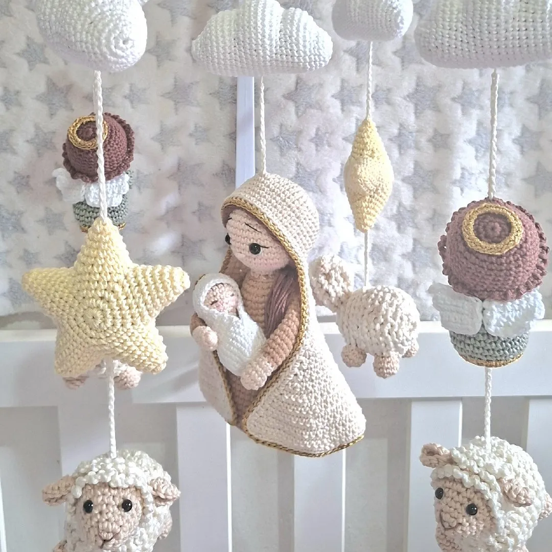 Móbile Nossa senhora amigurumi - foto 5