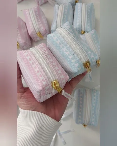 Porta Moedas - Rosa e Azul - foto 3