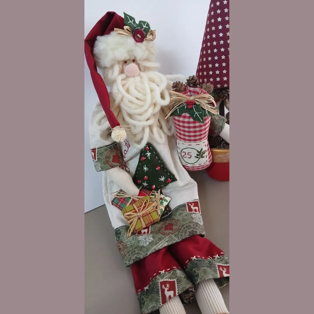 Papai Noel de Tecido. Enfeite de Natal G - foto 4