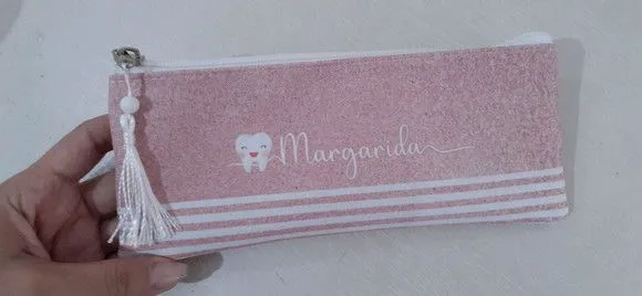 Necessaire slim dentinho - feito à mão por Innovare Studio