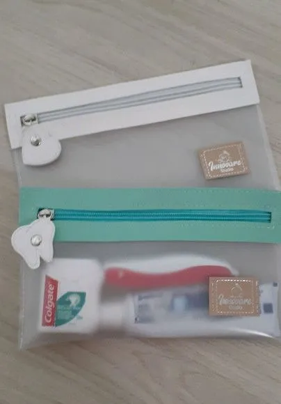 Necessaire porta escova de dente - coração e dentinho - foto 5
