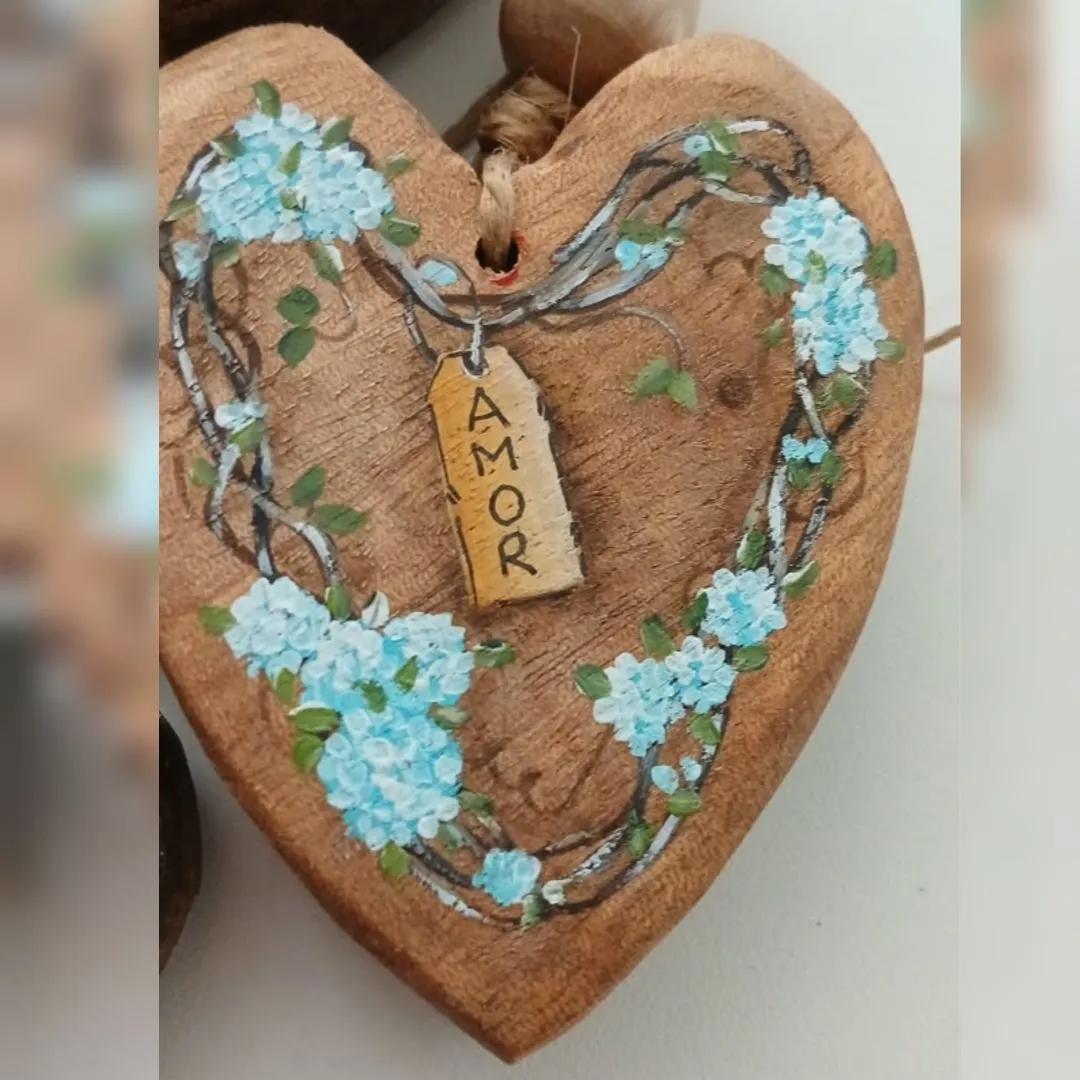 Penca de corações Hortênsia - Decoração Afetiva - foto 2