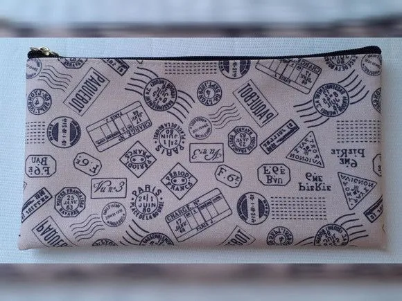 Necessaire Slim - Viagem - artesanato feito à mão por Innovare Studio