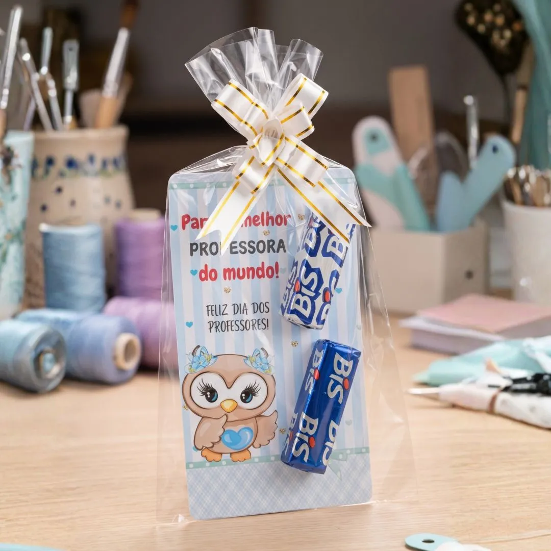 Tag Cartão Dia dos Professores com 2 Bis Dia dos Professores, lembrancinha professora, cartão com Bis, mimo para professora, presente professora, tag personalizada, lembrança escolar, lembrancinha Dia dos Professores. - foto 5