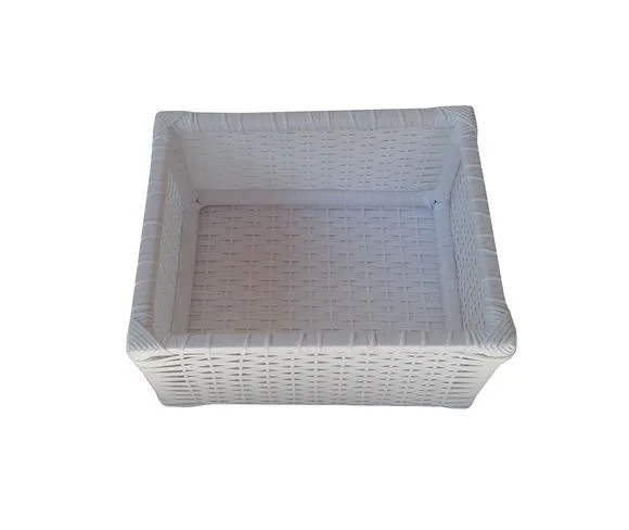 Cesto Sintético Branco 40x30x20 - foto 3