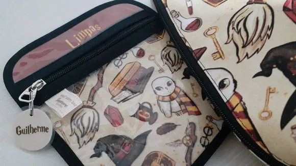 KIT Harry Potter- porta garrafa e porta máscaras - foto 5