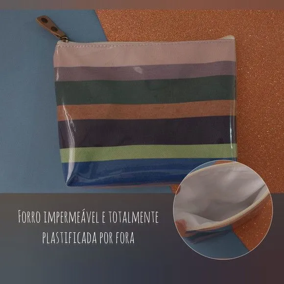 Necessaire Impermeável - artesanato feito à mão por Innovare Studio
