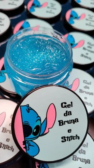 Gel Cabelo Lembrancinha Festa Infantil Personalizado Stich - foto 2