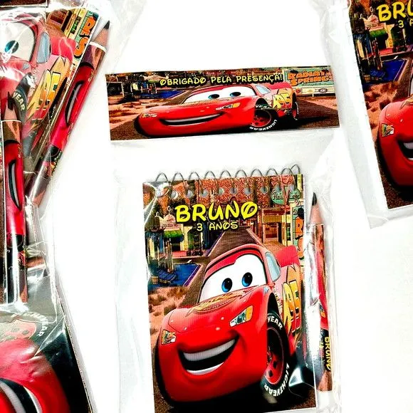 Bloquinho Carros Disney Personalizado. - foto 2