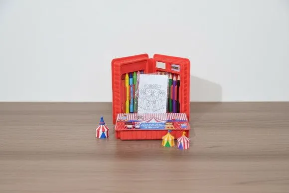 Estojinho de Pintura - Circo Personalizado