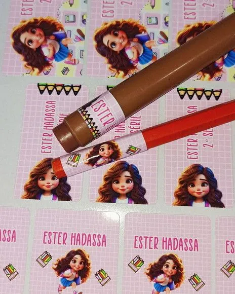 Kit Etiquetas Escolares Volta as Aulas - artesanato de PAPCRIE
