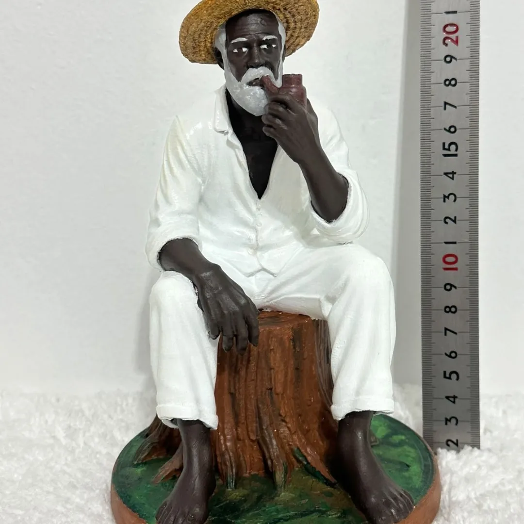Preto velho - artesanato de Milideiasjp