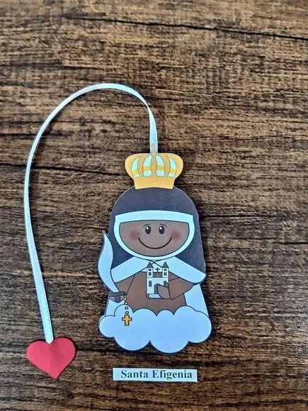 Marcador de Página 10 cm - Santa Efigênia