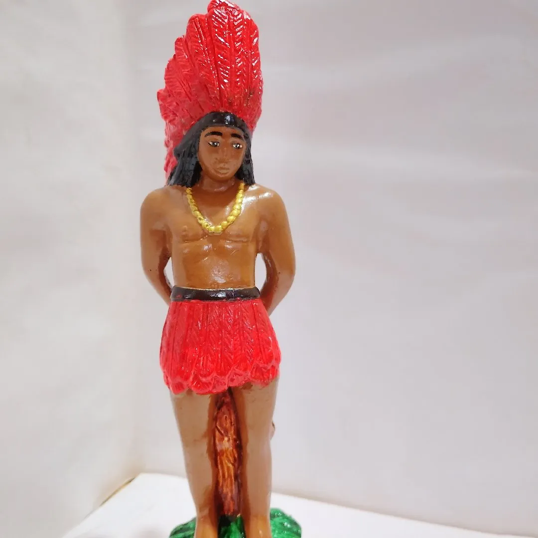imagem em gesso maciça índio 20 cm - foto 3