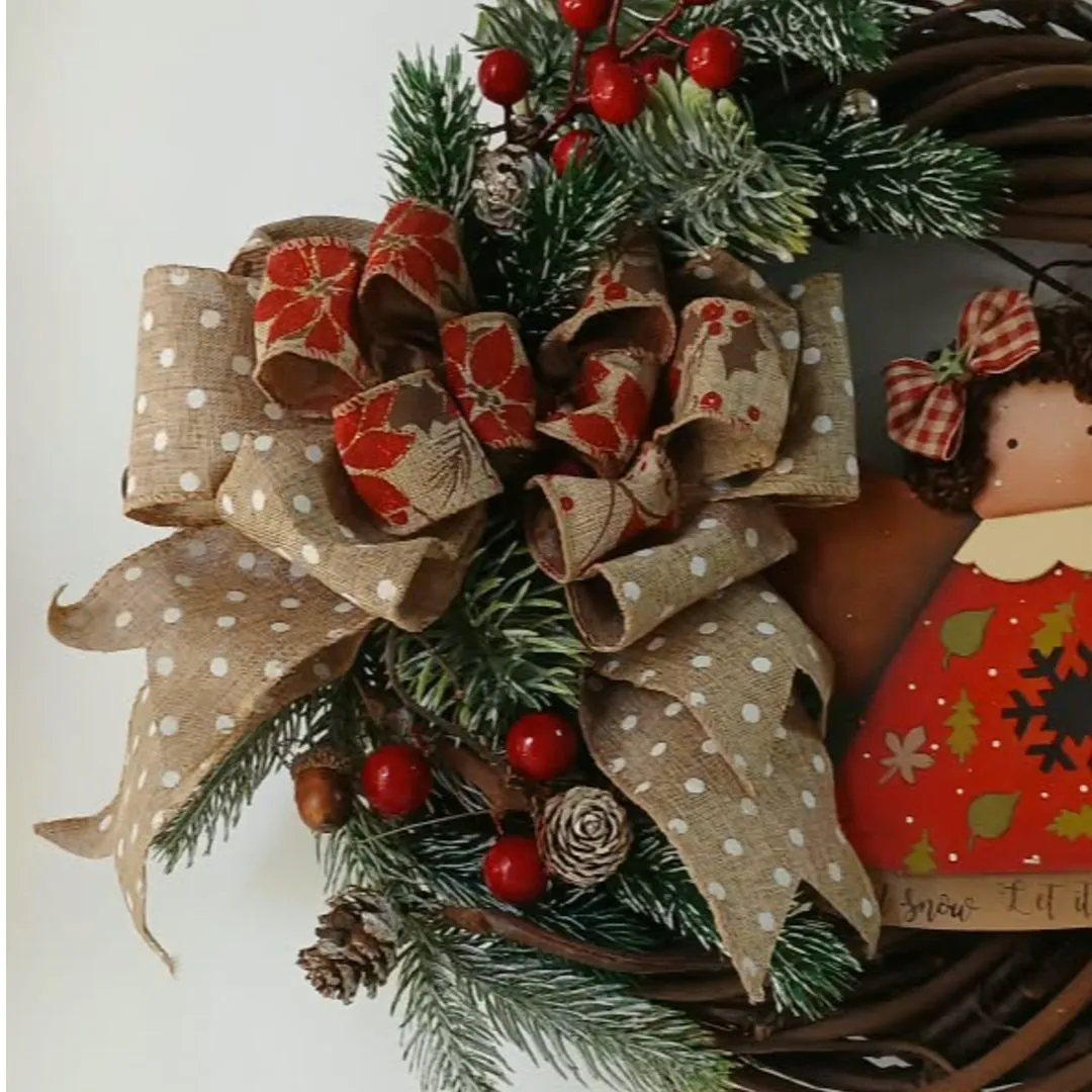 Guirlanda de Natal Anjo -  Let it Snow - foto 5