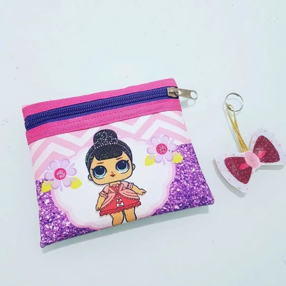 Necessaire boneca - Lol - kit com 20 unidades - artesanato feito à mão por Innovare Studio
