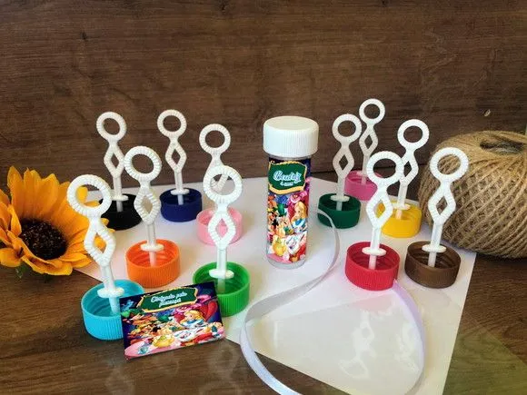 Bolinha de Sabão Alice no Pais Maravilhas Personalizado - artesanato feito à mão por creativitybynina