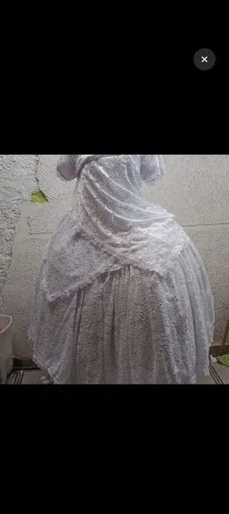Baiana Branca Completa de Renda - artesanato feito à mão por Ateliê Ofatemi