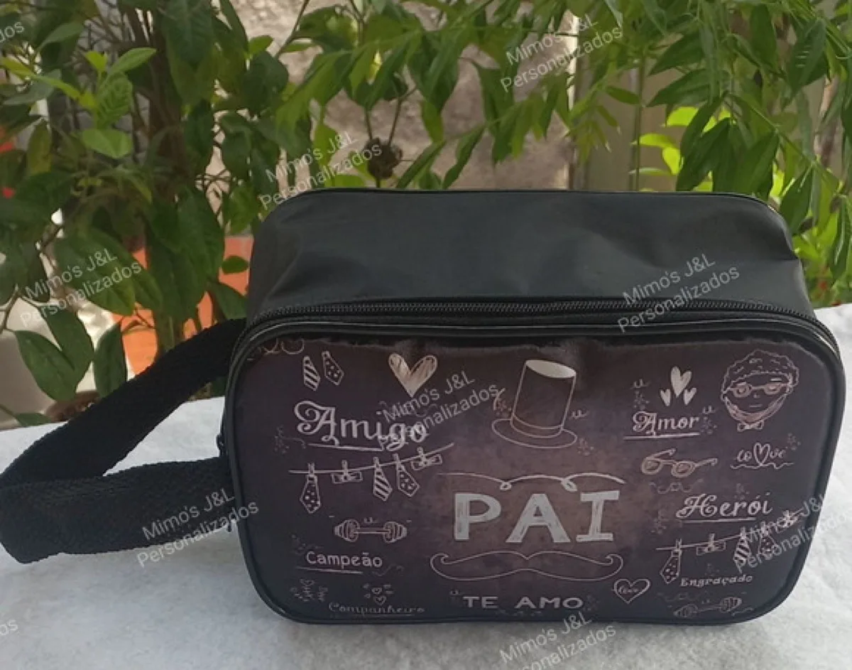 Bolsa Necessaire Personalizada com Alça do Papai - foto 3