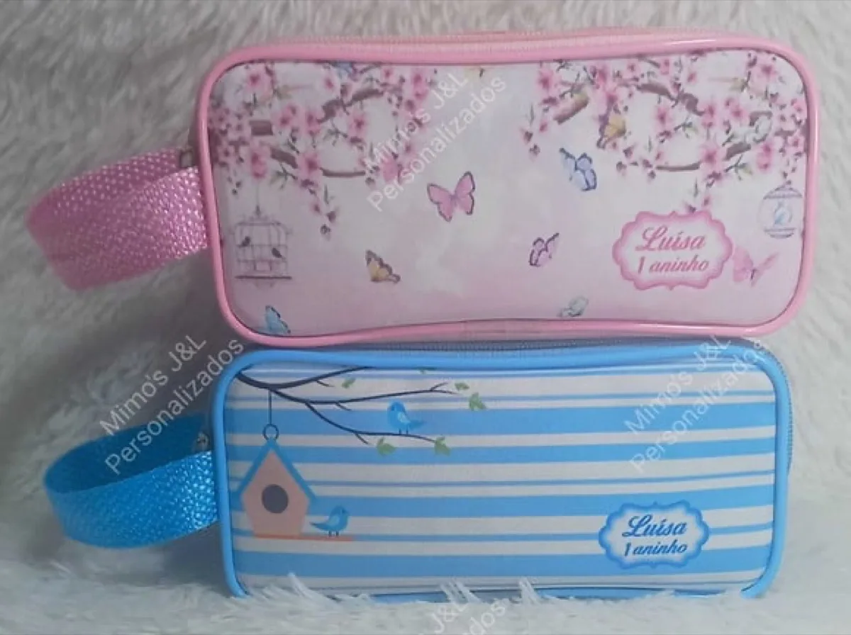 Estojo Personalizado Jardim Encantado - artesanato feito à mão por JeL Mimos Personalizados