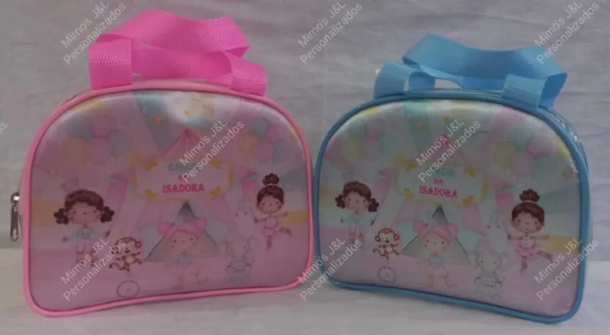 Bolsa Meia Lua Cristal Personalizada Lembrancinha