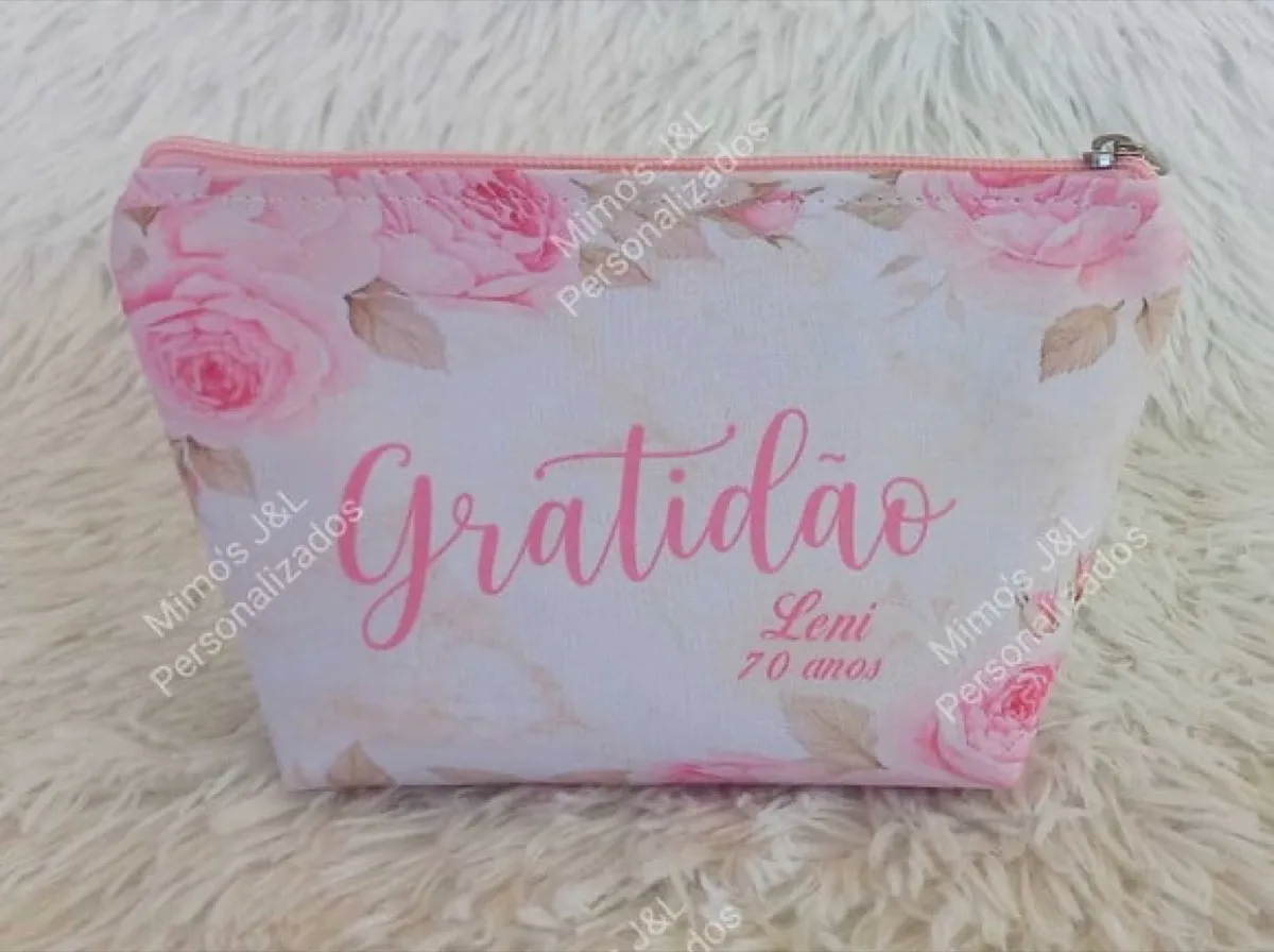 Necessaire Básica Personalizada - artesanato feito à mão por Mimo's J&L Personalizados