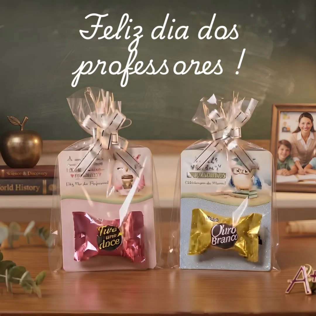 Tag Cartão Bombom dia dos Professores. - artesanato feito à mão por Yeda Machado Papelaria Criativa