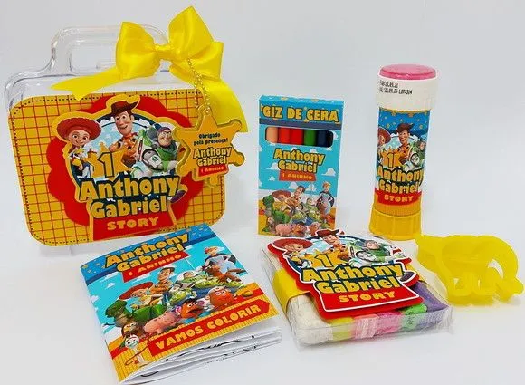 Maleta Toy Story Personalizada - feito à mão por Mi Papelaria Criativa