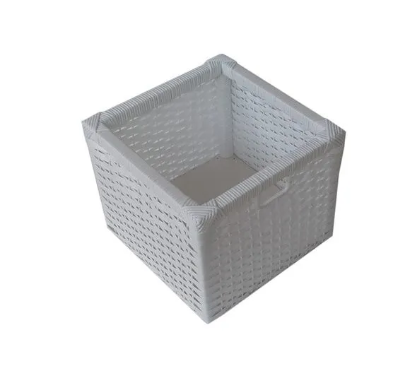 Cesto Gaveta Sintético Branco 30x30x25 - foto 3