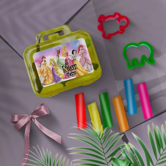 Mini Maleta - Princesas Disney Personalizada - feito à mão por Mi Papelaria Criativa