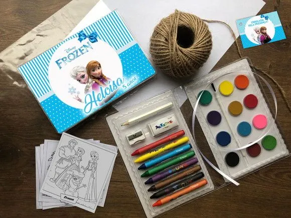 Estojo de Pintura Personalizado - artesanato feito à mão por Mi Papelaria Criativa