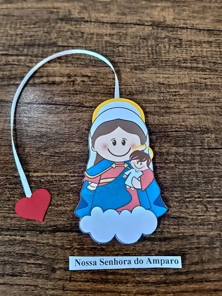 Marcador de Página 10 cm - Nossa Senhora do Amparo - foto 2