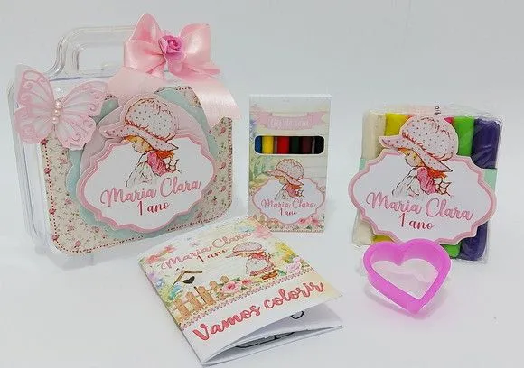 Maleta Camponesa Personalizada - feito à mão por Mi Papelaria Criativa