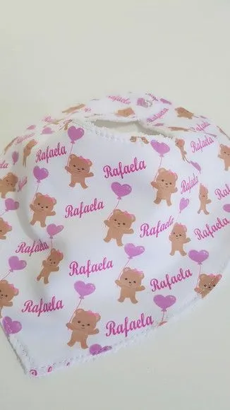 Babador Personalizado Ursinha - foto 2