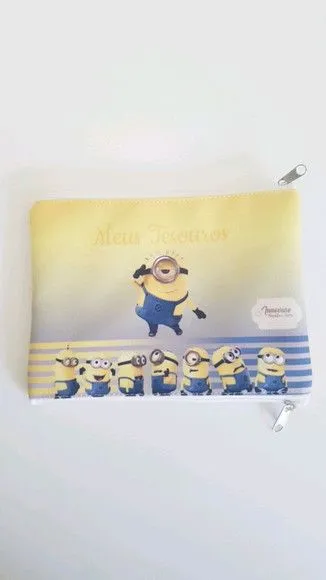 Organizador Duplo P - Minions - feito à mão por Innovare Studio