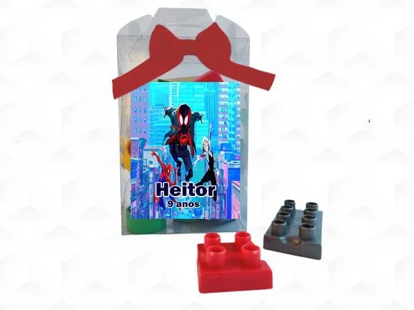 Bloco de Montar Aranha Verso Personalizada - artesanato feito à mão por creativitybynina