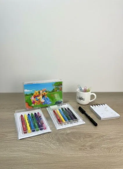 Estojinho de Pintura - Ursinho Pooh Personalizado - artesanato feito à mão por Mi Papelaria Criativa