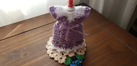 Capa para Adoçante Vestidinho Orquídea - foto 4
