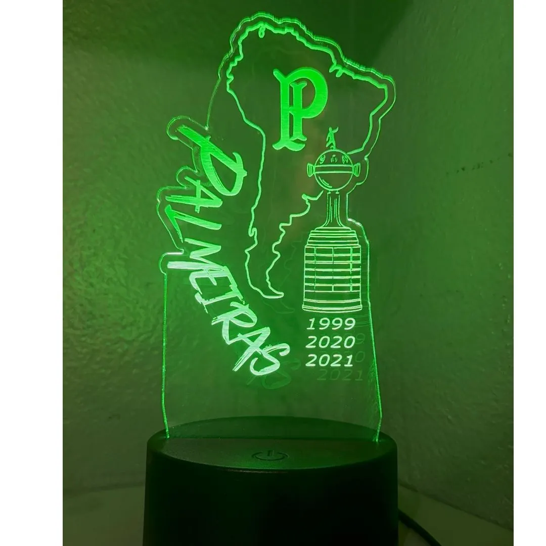Luminária Palmeiras Personalizada  acrilico 3mm com Nome – Brilho e Exclusividade para Você! - foto 8
