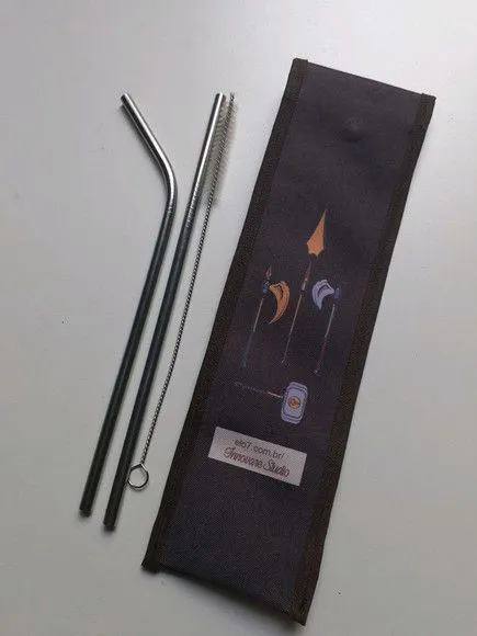Porta canudo ecológico Vikings - artesanato feito à mão por Innovare Studio