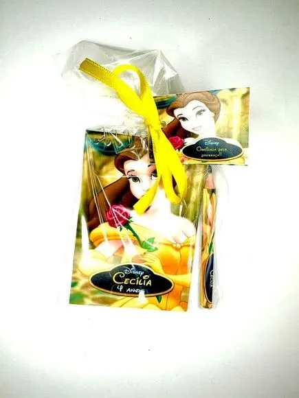 Bloquinho Bela e a Fera Personalizado - foto 2