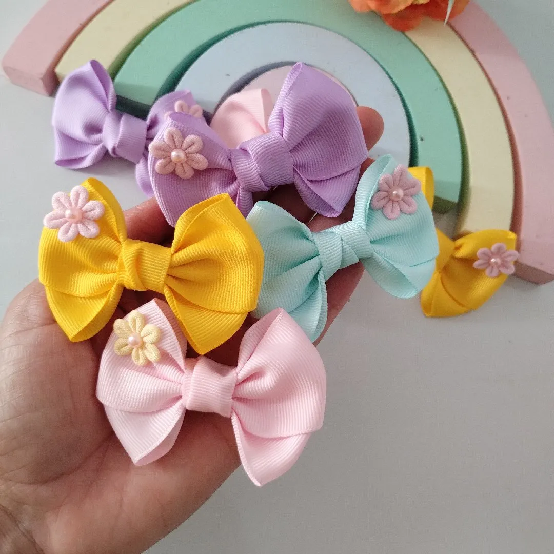 kit 4 unidades, laço de menina.laco de bebê. tiara infantil - foto 4