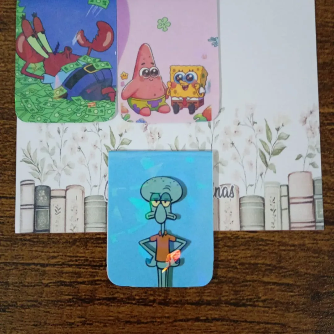 Marcador de Página Magnético Trio 2 - "Bob Esponja" - foto 2