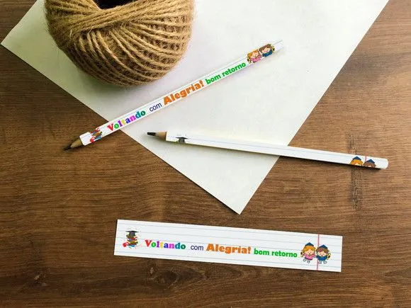 Lápis Empresa Personalizado - artesanato feito à mão por creativitybynina