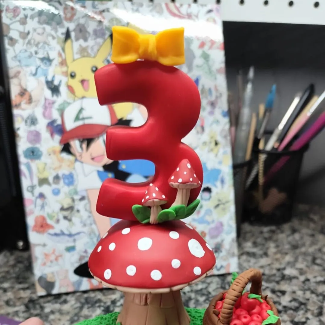 Vela de Biscuit Branca de neve